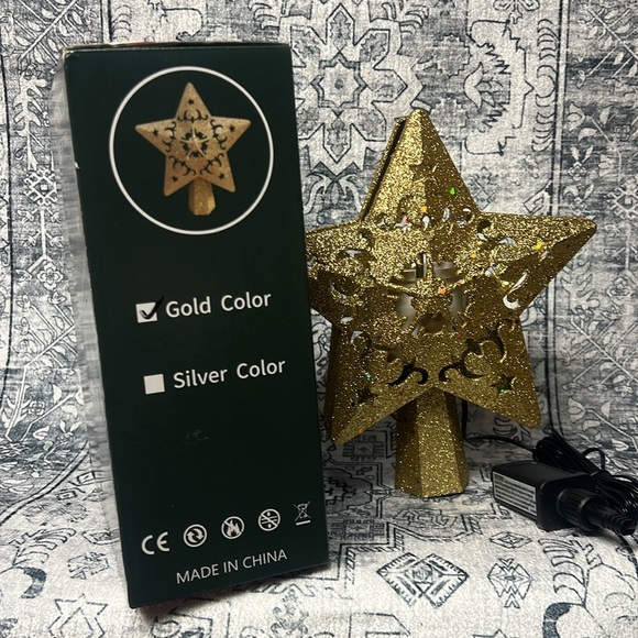 LED Projector Christmas Tree Topper NIB - Picture 6 of 8